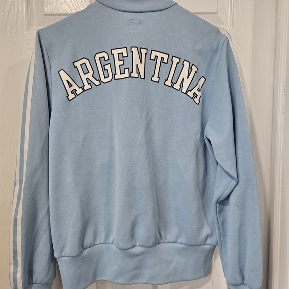 adidas Light Blue AFA Track Jacket - Picture 2 of 4